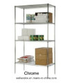 Heavy Duty Chrome Adjustable Commrcial Metal Storage Rack (HD183672A4C)